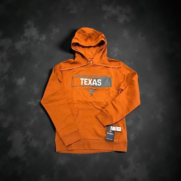 Fanatics Other - Texas Longhorns Iconic Fleece "Down The Field" Pullover Hoodie Men Medium NWT